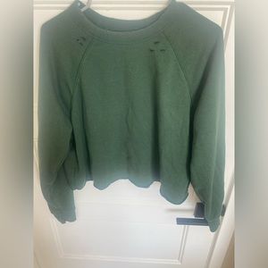 AERIE- small sweatshirt distressed
